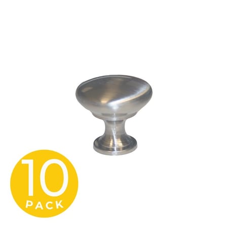 Sapphire 1-1/4 in. Satin Nickel Cabinet Hardware Knob 10-Pack SP-CH125Z-US15